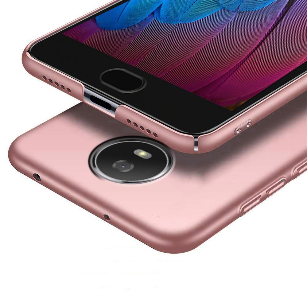 Classic Plain für Motorola/Lenovo Moto G4 / G4 Plus in Rosegold
