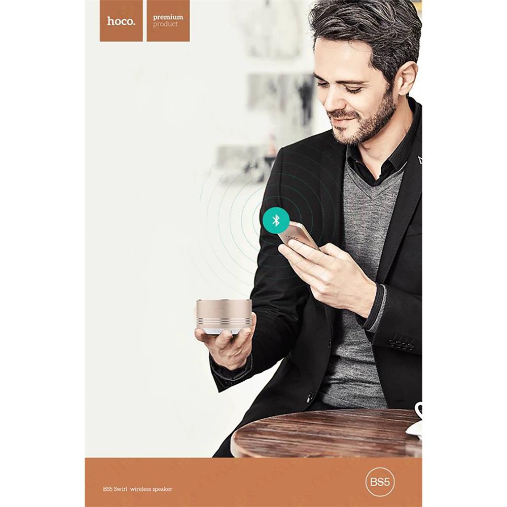 Hoco BS5 Bluetooth Lautsprecher in Gold