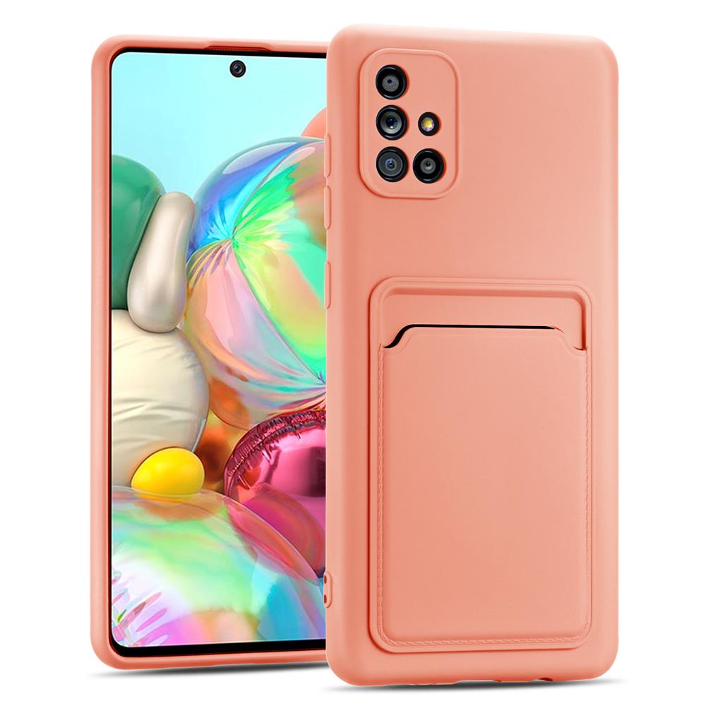 Card Case für Samsung Galaxy A71 in Rosa
