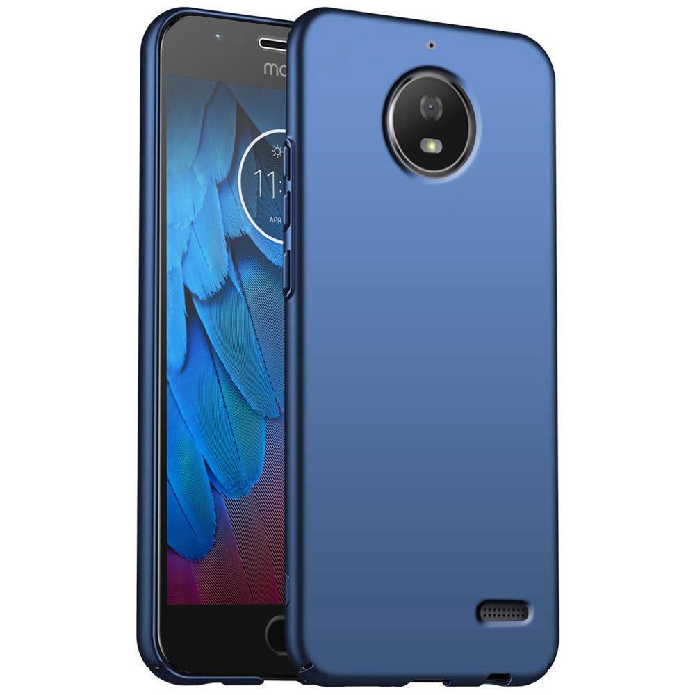 Classic Plain für Motorola/Lenovo Moto E4 in Blau