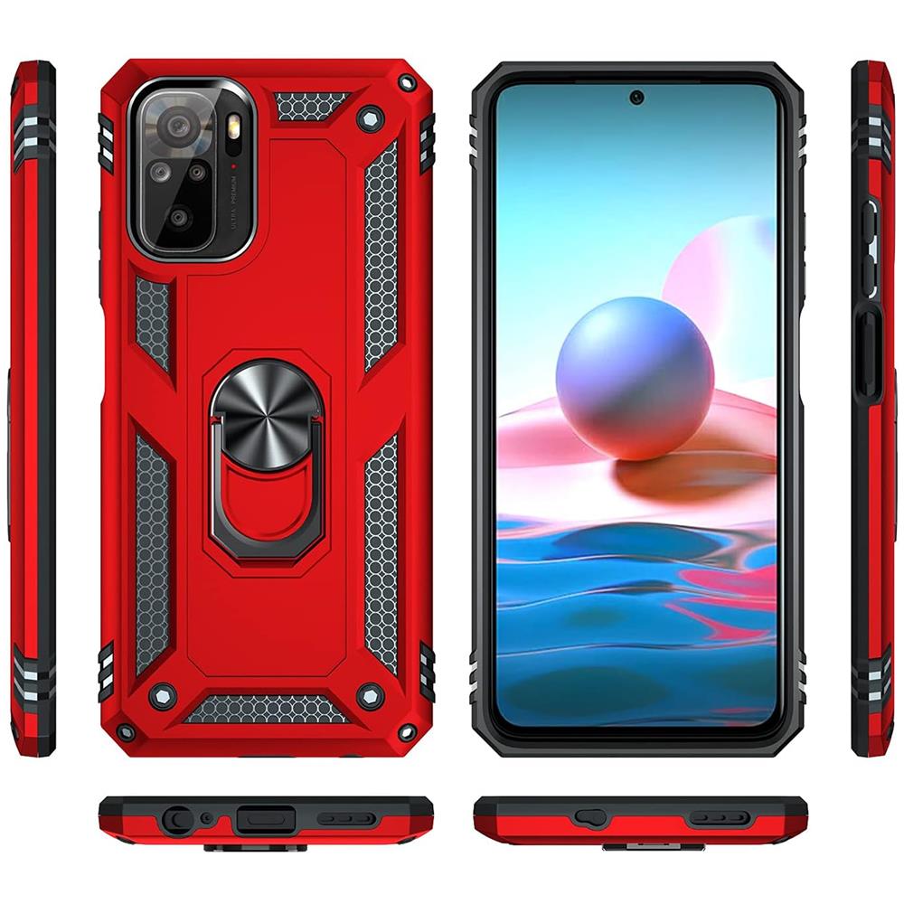 Army Case für Xiaomi Redmi Note 10 / 10S in Rot
