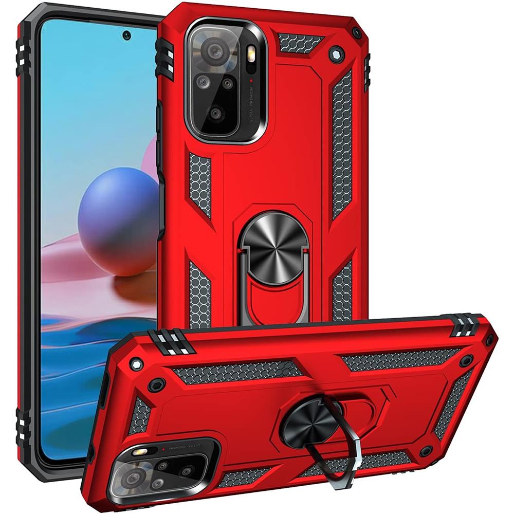 Army Case für Xiaomi Redmi Note 10 / 10S in Rot