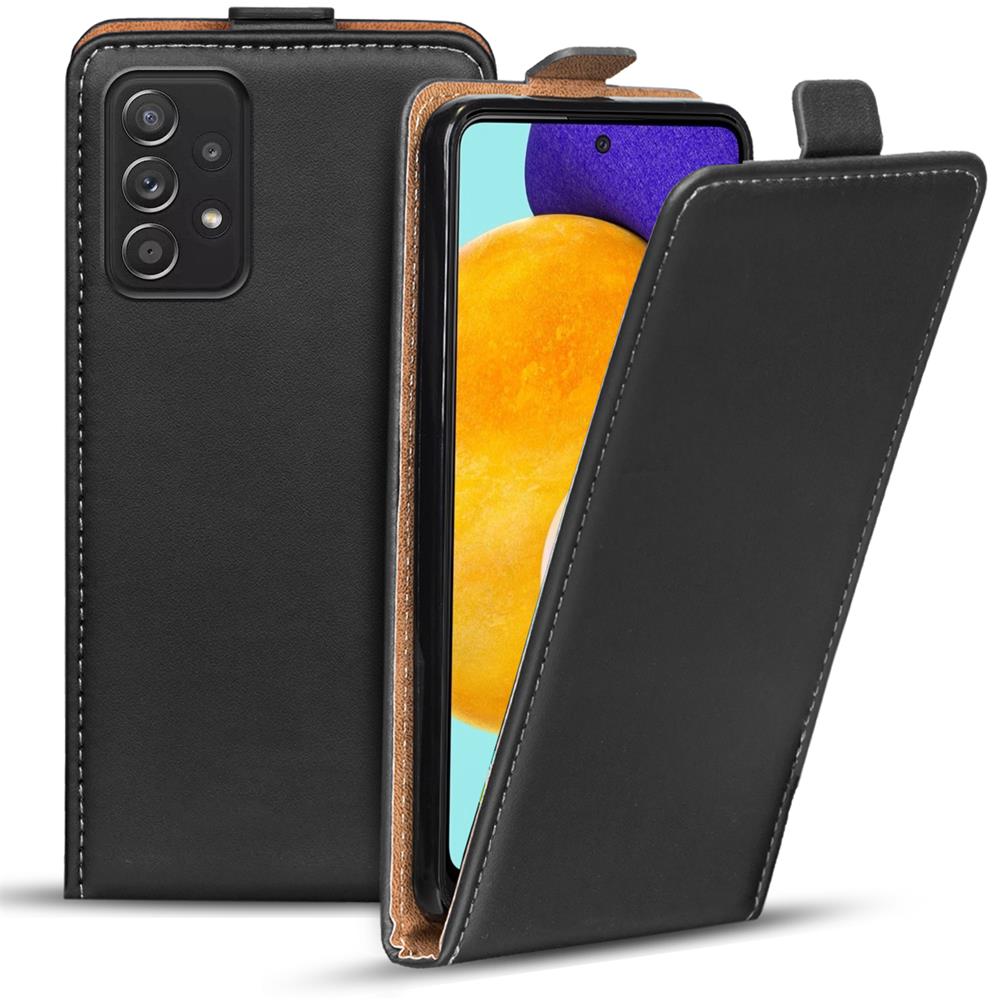 Basic Flip für Samsung Galaxy A72 in Schwarz