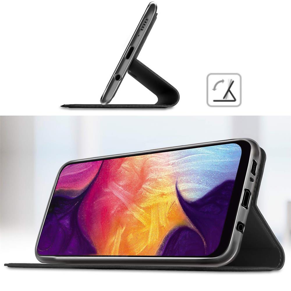 Electroplated Flip für Samsung Galaxy A80 in Schwarz