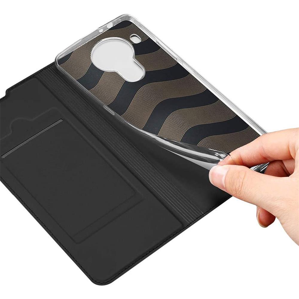 Electroplated Flip für Nokia 5.4 in Schwarz