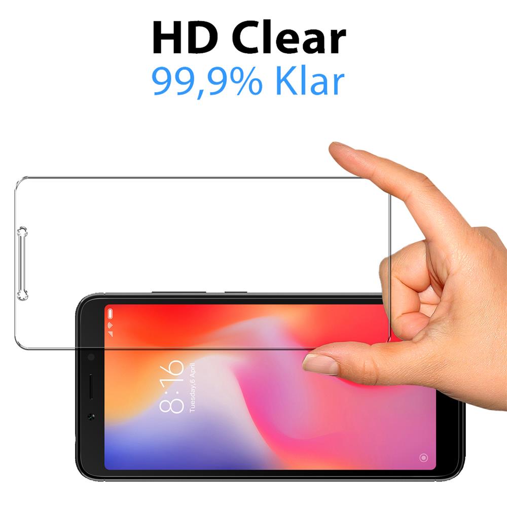 Glas 2in1 für Xiaomi Redmi 6A