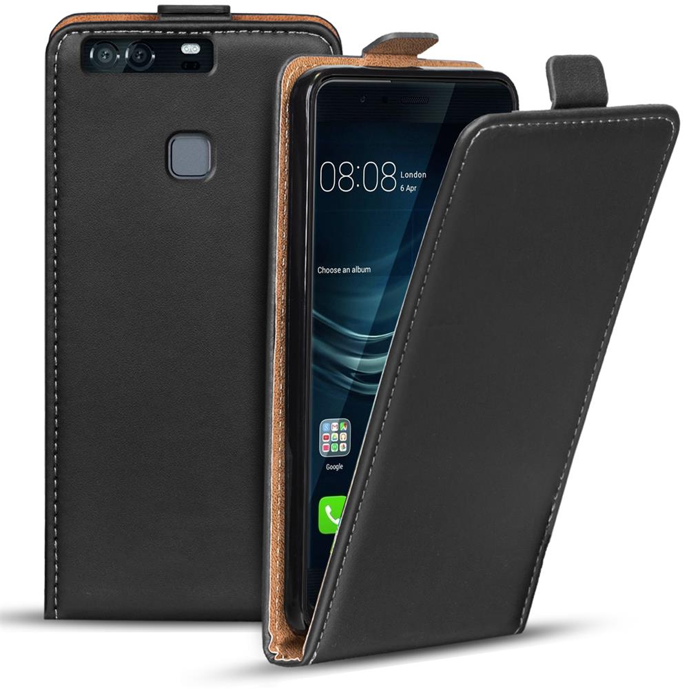 Basic Flip für Huawei P9 in Schwarz
