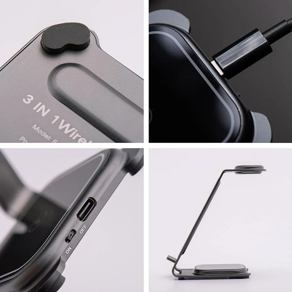 Ladestation 3in1 Forcell F-Energy - Apple/Samsung