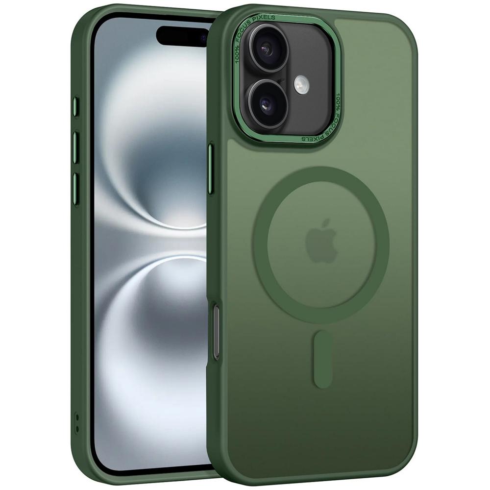 Frame Case für Apple iPhone 16 in Grün