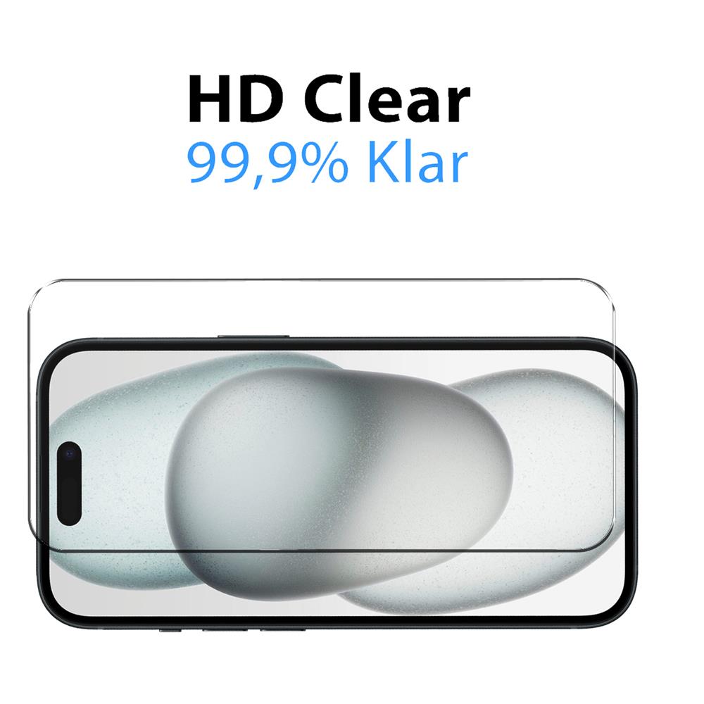 4in1 Glas Set für Apple iPhone 15