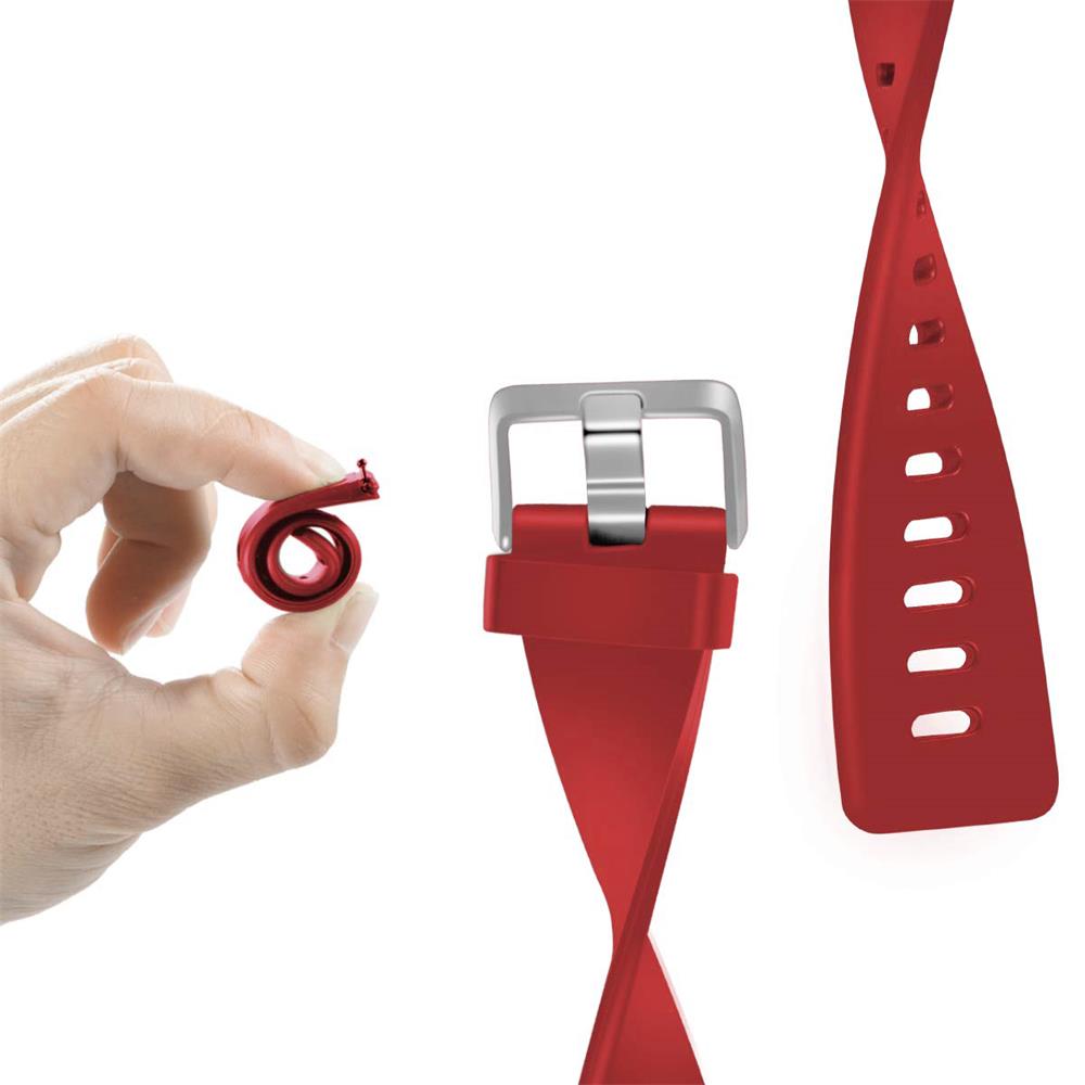 Fitnessarmband TPU für Fitbit Versa / Lite - Größe S in Rot