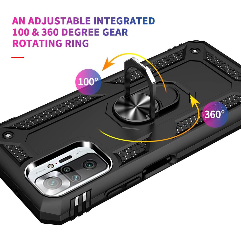 Army Case für Xiaomi Redmi Note 10 Pro in Schwarz