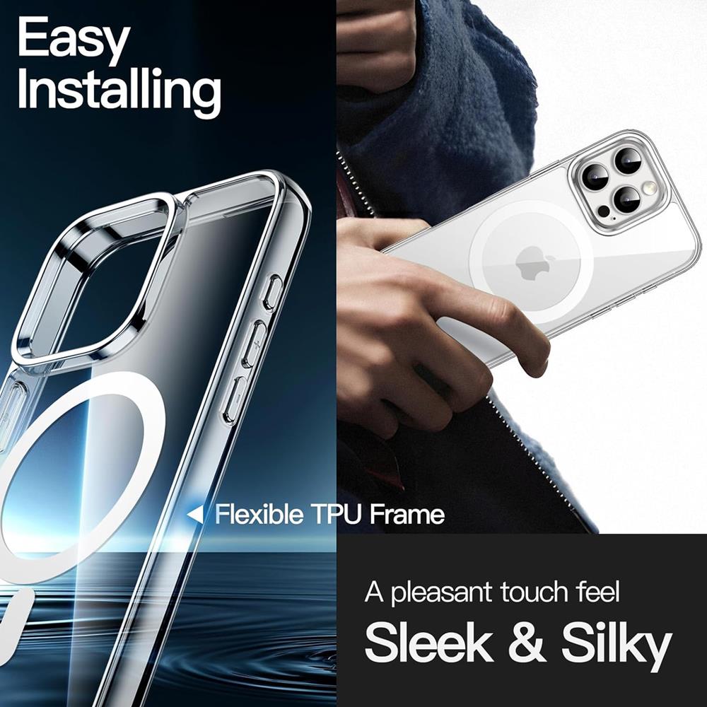 Magsafe TPU Case für Apple iPhone 16 Pro Max in Transparent