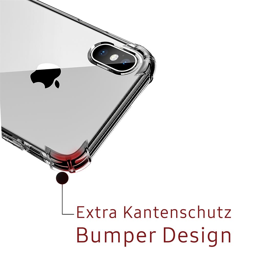 Rugged TPU für Apple iPhone XS Max in Transparent