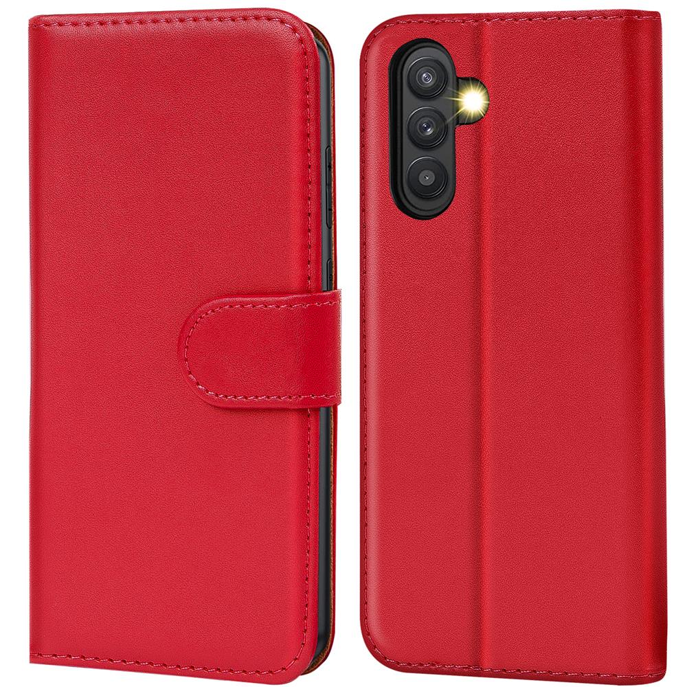 Basic Wallet für Samsung Galaxy A54 5G in Rot