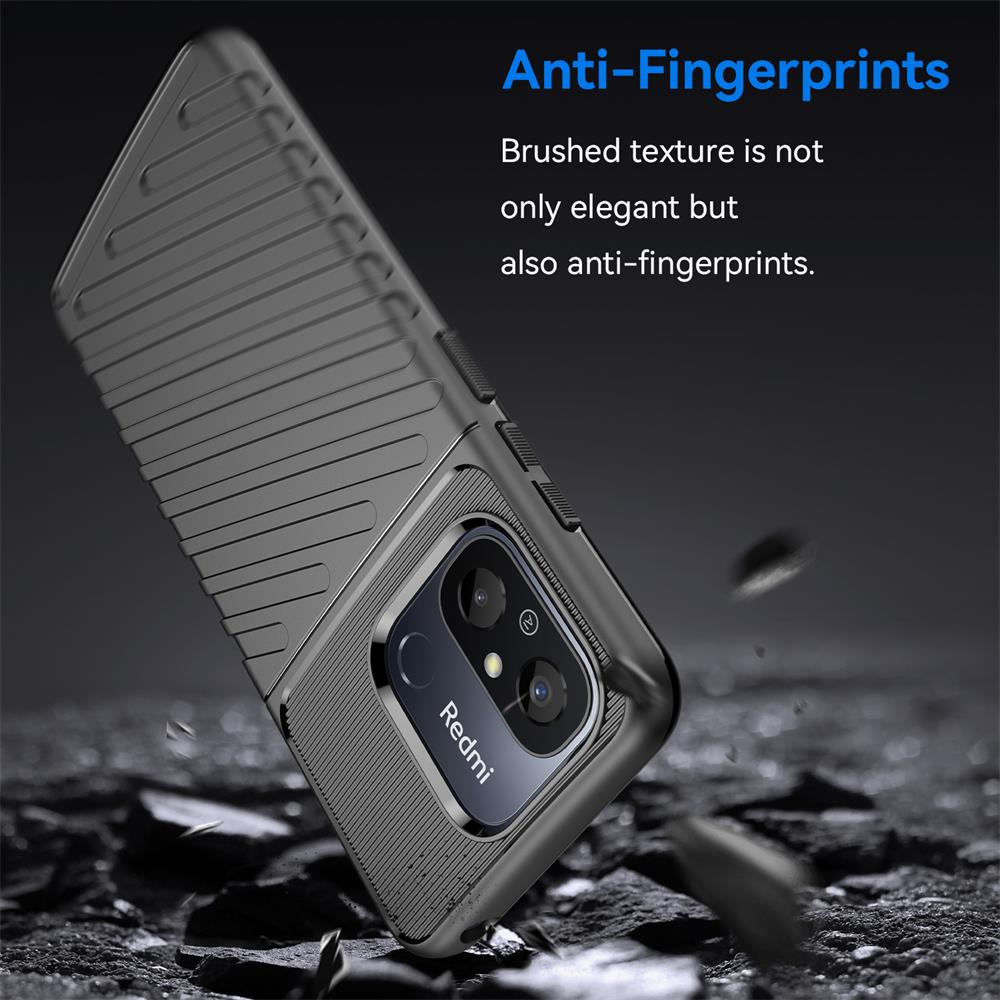 Thunder Case für Xiaomi Redmi 12C in Schwarz