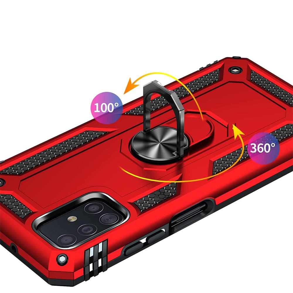 Army Case für Samsung Galaxy A51 in Rot