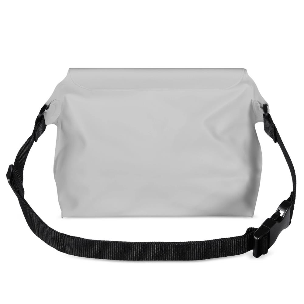 Wasserdichte PVC-Tasche / Hüfttasche in Grau