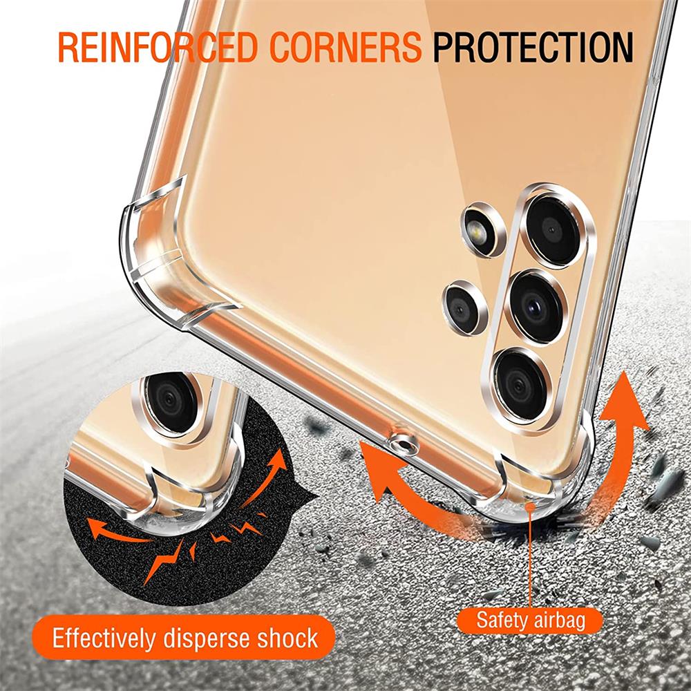 Rugged TPU für Samsung Galaxy A13 4G in Transparent