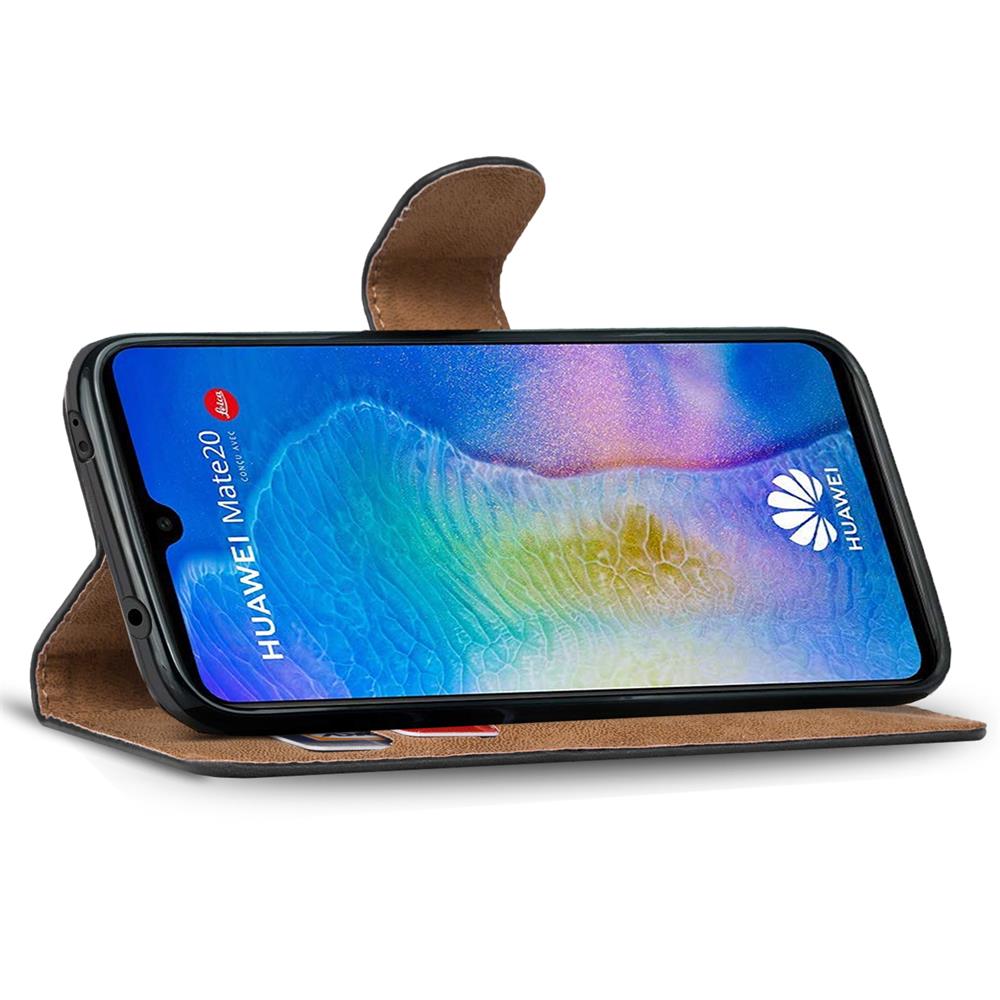 Basic Wallet für Huawei Mate 20 in Schwarz