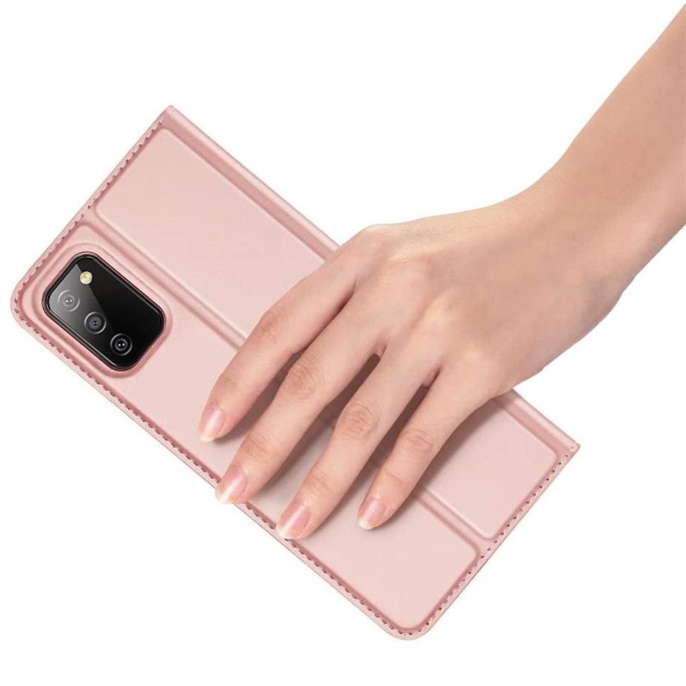 Electroplated Flip für Samsung Galaxy A03s in Rosegold