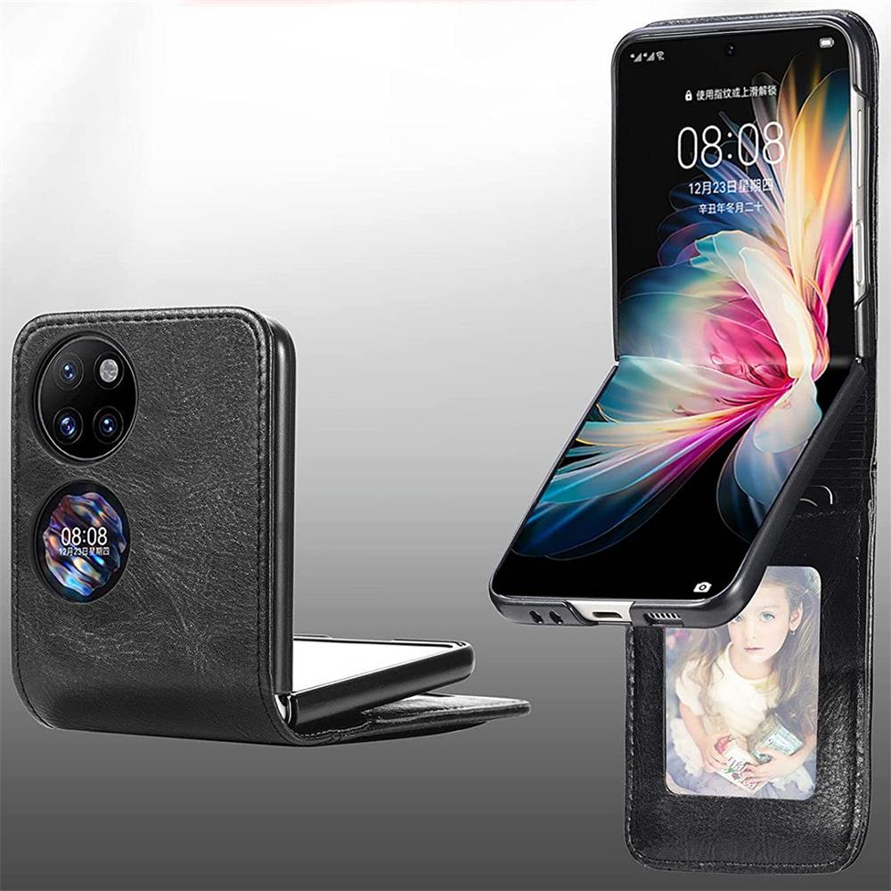 Basic Flip für Huawei P50 Pocket in Schwarz