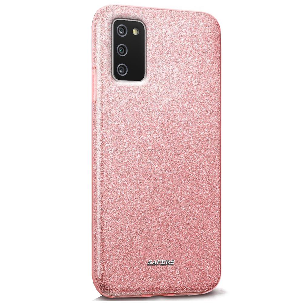 Shiny TPU für Samsung Galaxy A03s in Rosegold