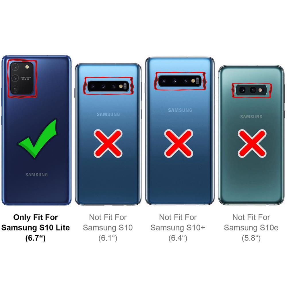 Basic Flip für Samsung Galaxy S10 Lite in Schwarz