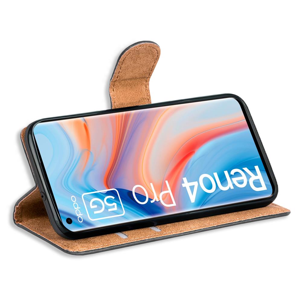Basic Wallet für OPPO Reno 4 Pro 5G in Schwarz