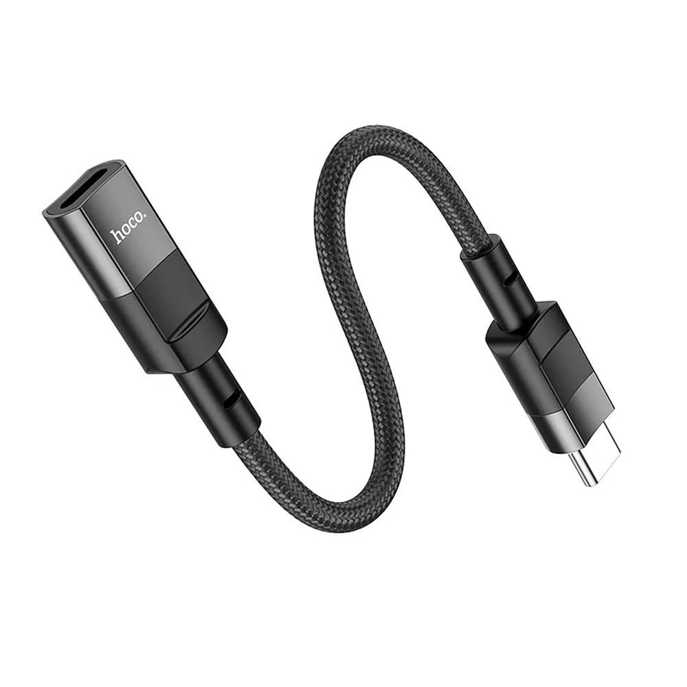 Hoco U107 USB-C auf Lightning in Schwarz