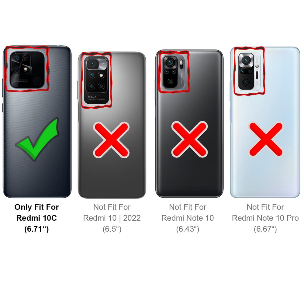 Army Case für Xiaomi Redmi 10C in Schwarz