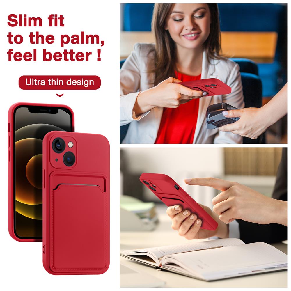 Card Case für Apple iPhone 17e in Rot