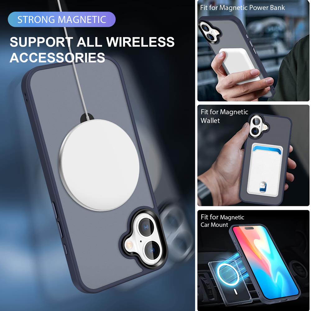 Skin MagSafe für Apple iPhone 16 Plus in Dunkelblau