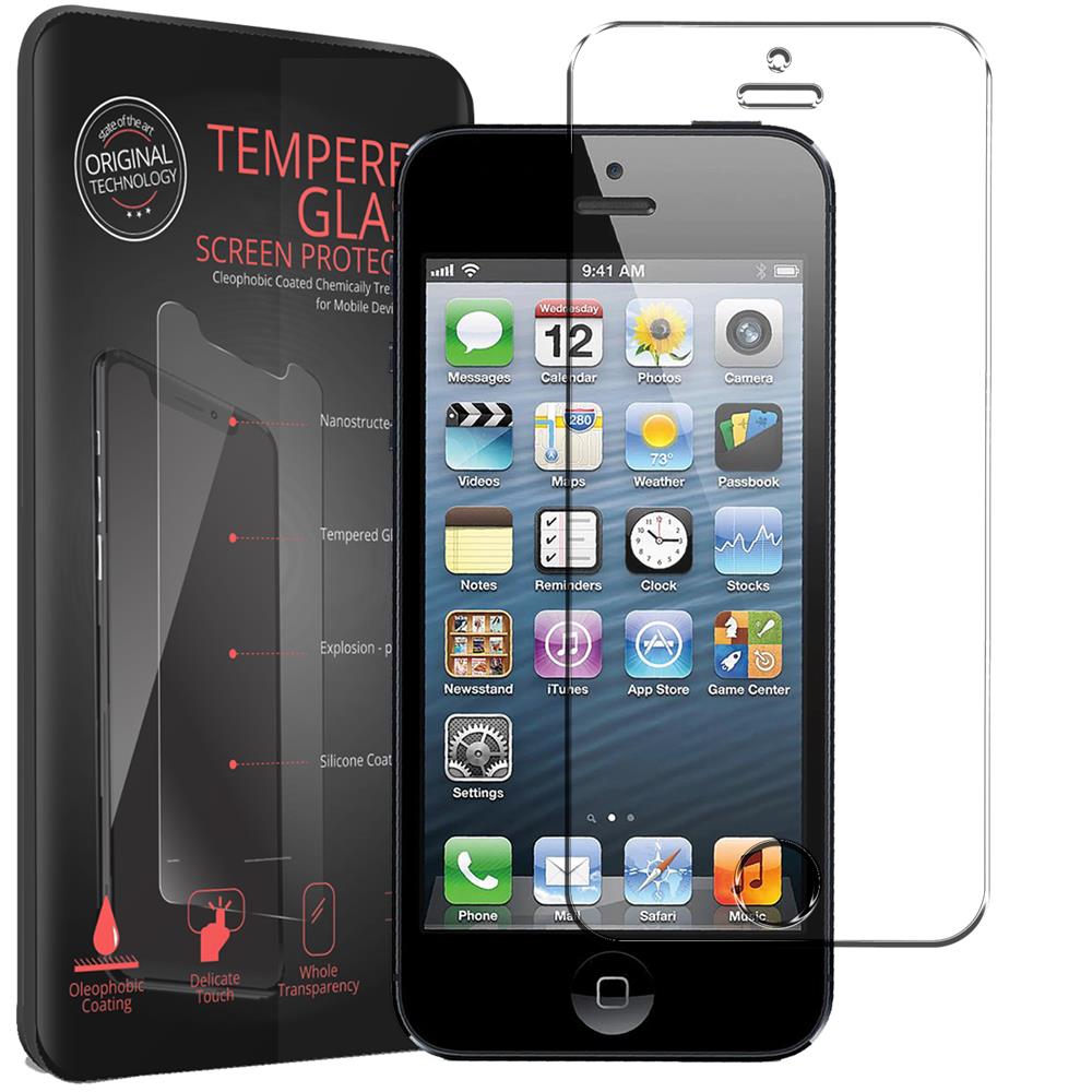 Glas 2in1 für Apple iPhone 5 / 5S / SE