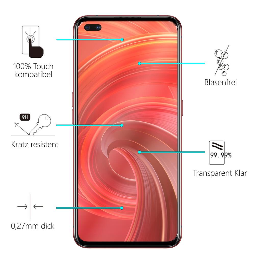 Glas 2in1 für Realme X50 Pro