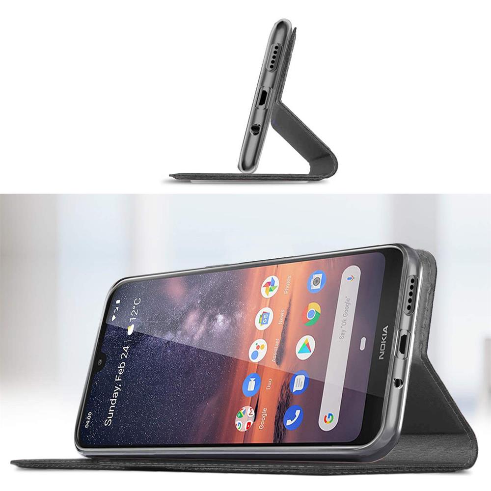 Electroplated Flip für Nokia 3.2 in Schwarz