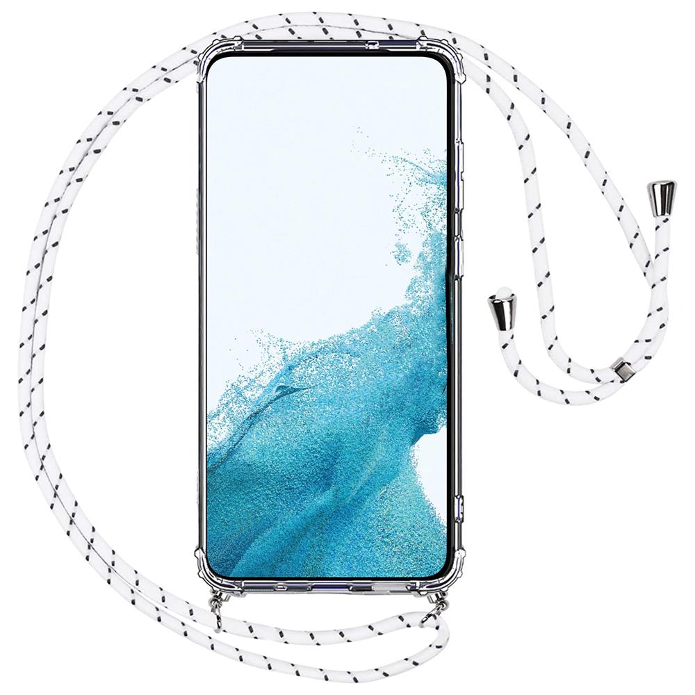 Connect Case für Samsung Galaxy S9 Plus in Silber, Kette in WeissSilber