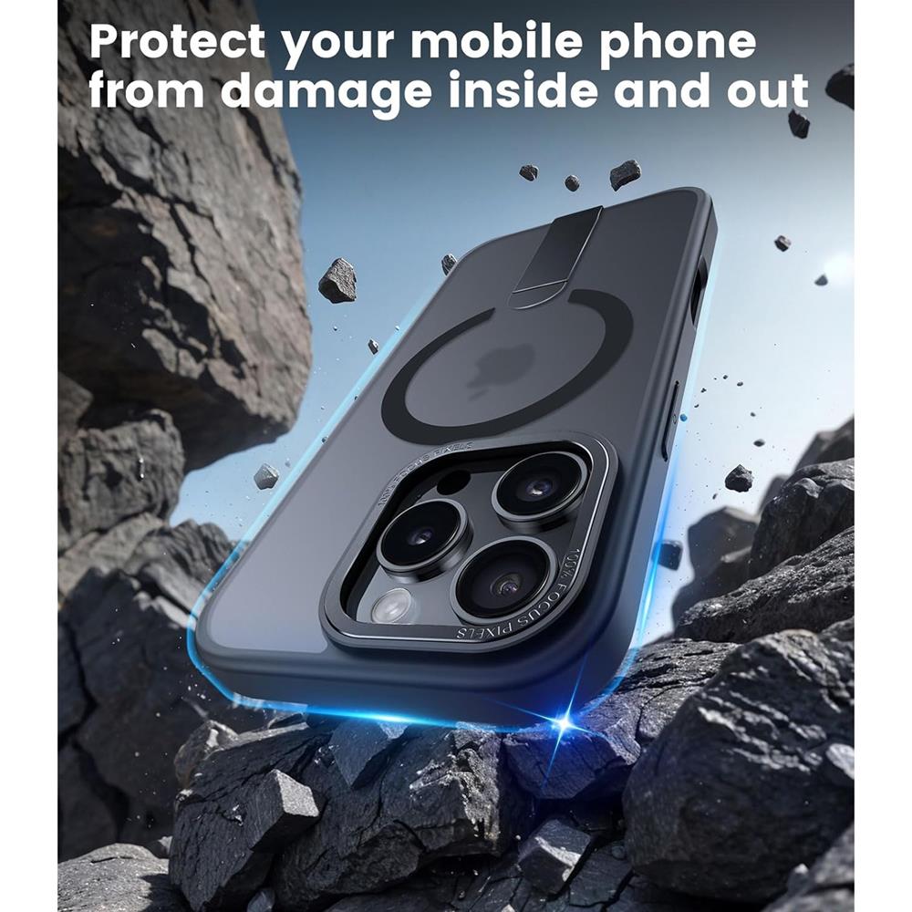 Kickstand TPU für iPhone 16e in Schwarz