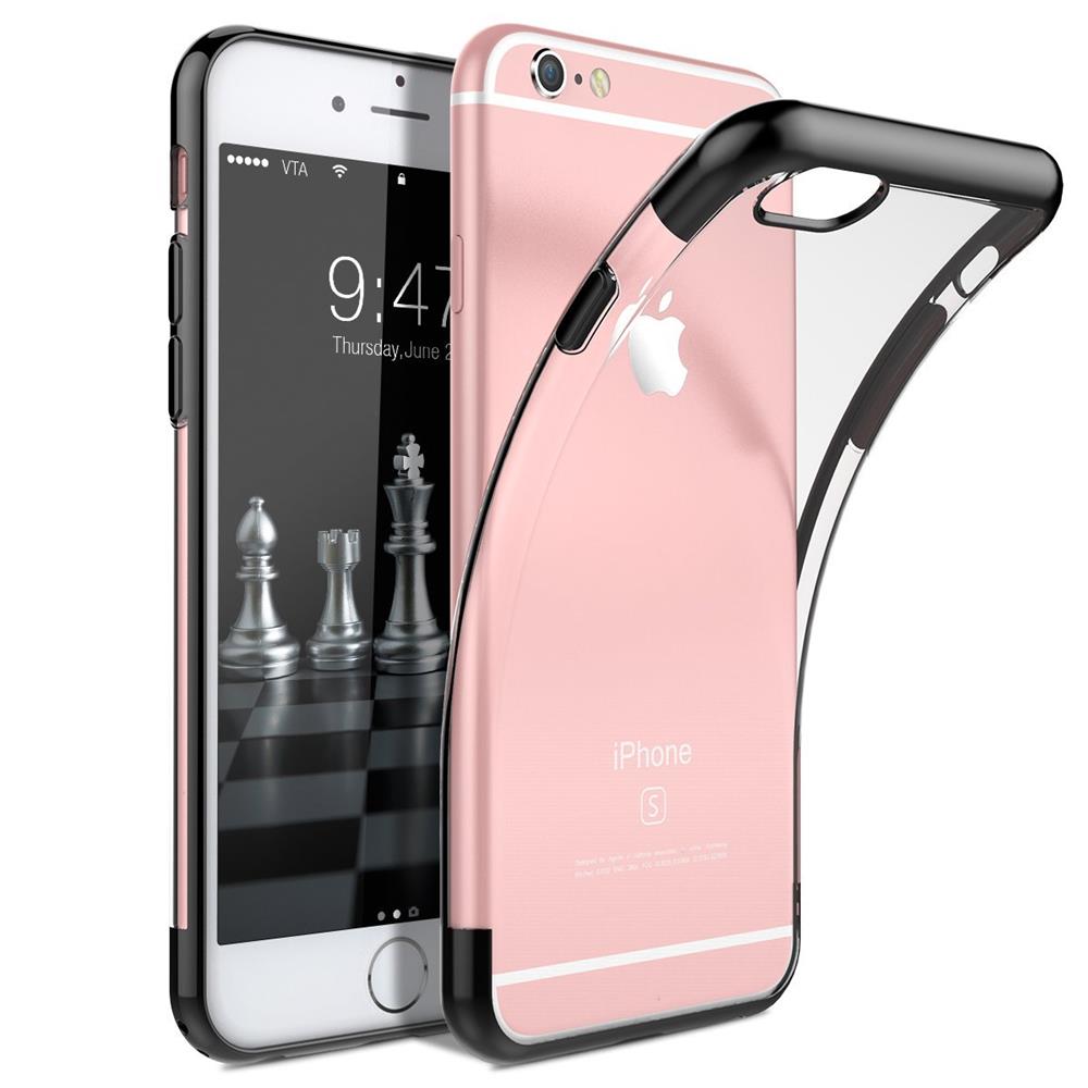 Zero Edge Color für Apple iPhone 6 Plus / 6s Plus in Schwarz