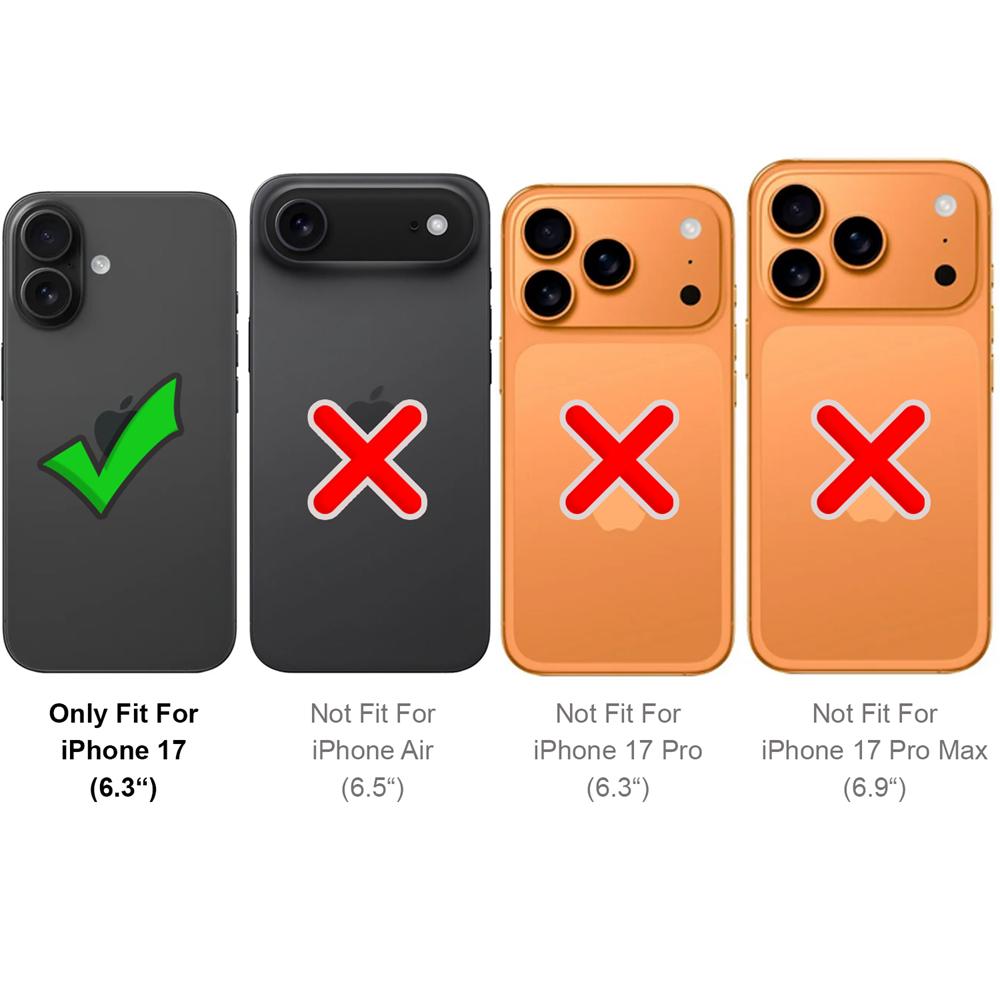 Magnetic Wallet für Apple iPhone 17 in Violett