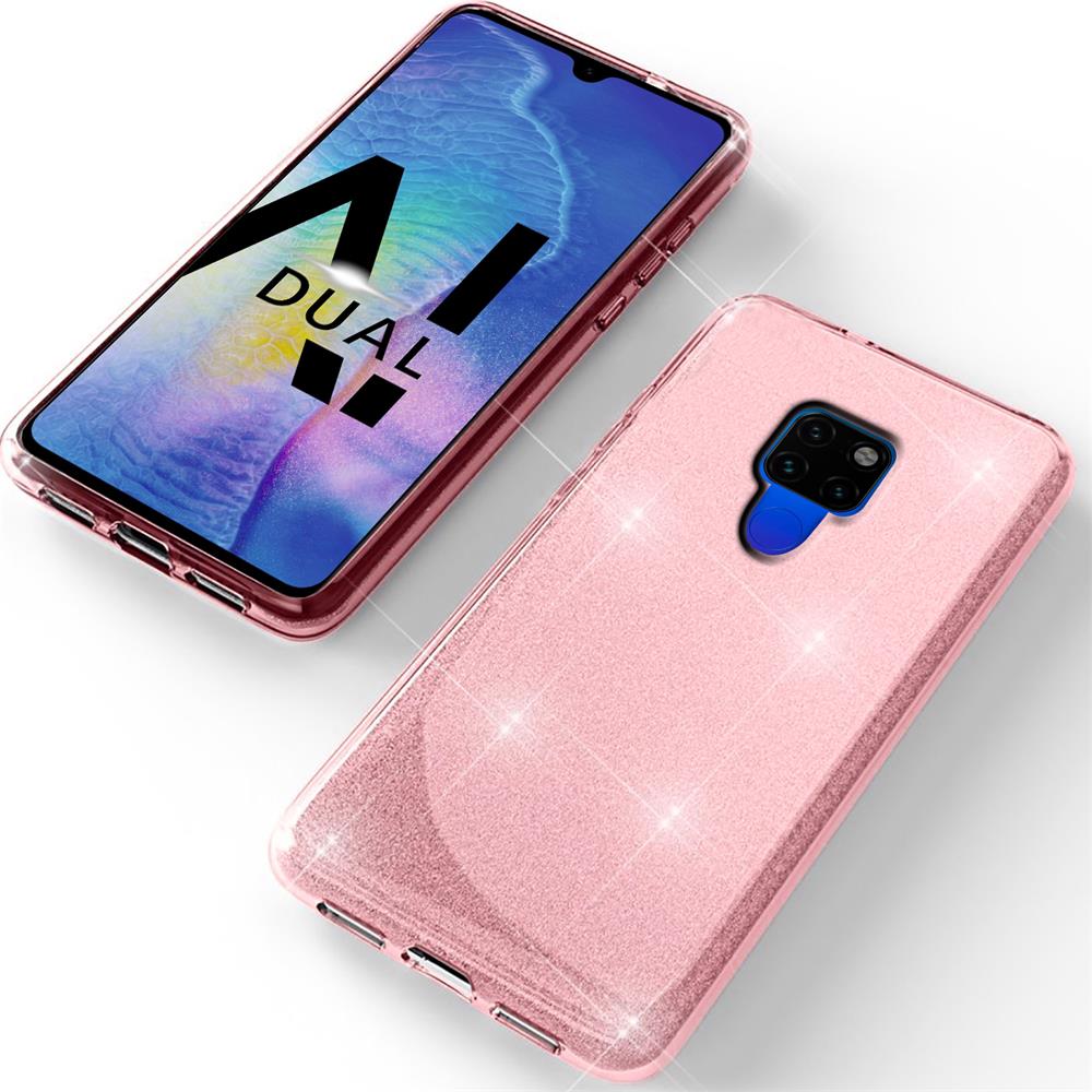 Shiny TPU für Huawei Mate 20 in Rosegold