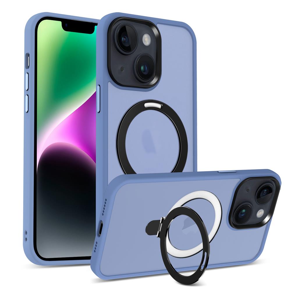 Skin MagSafe für Apple iPhone 15 Plus in Blau