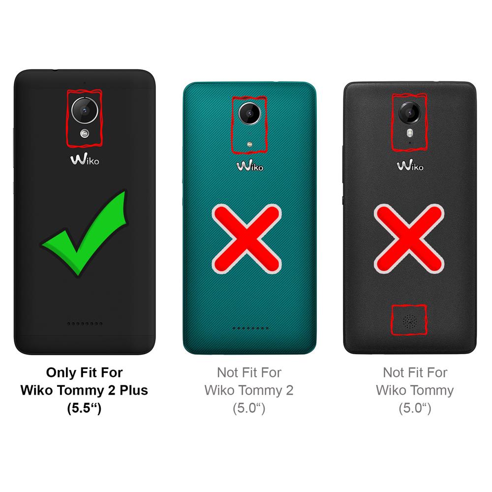 Glas 2in1 für Wiko Tommy 2 Plus