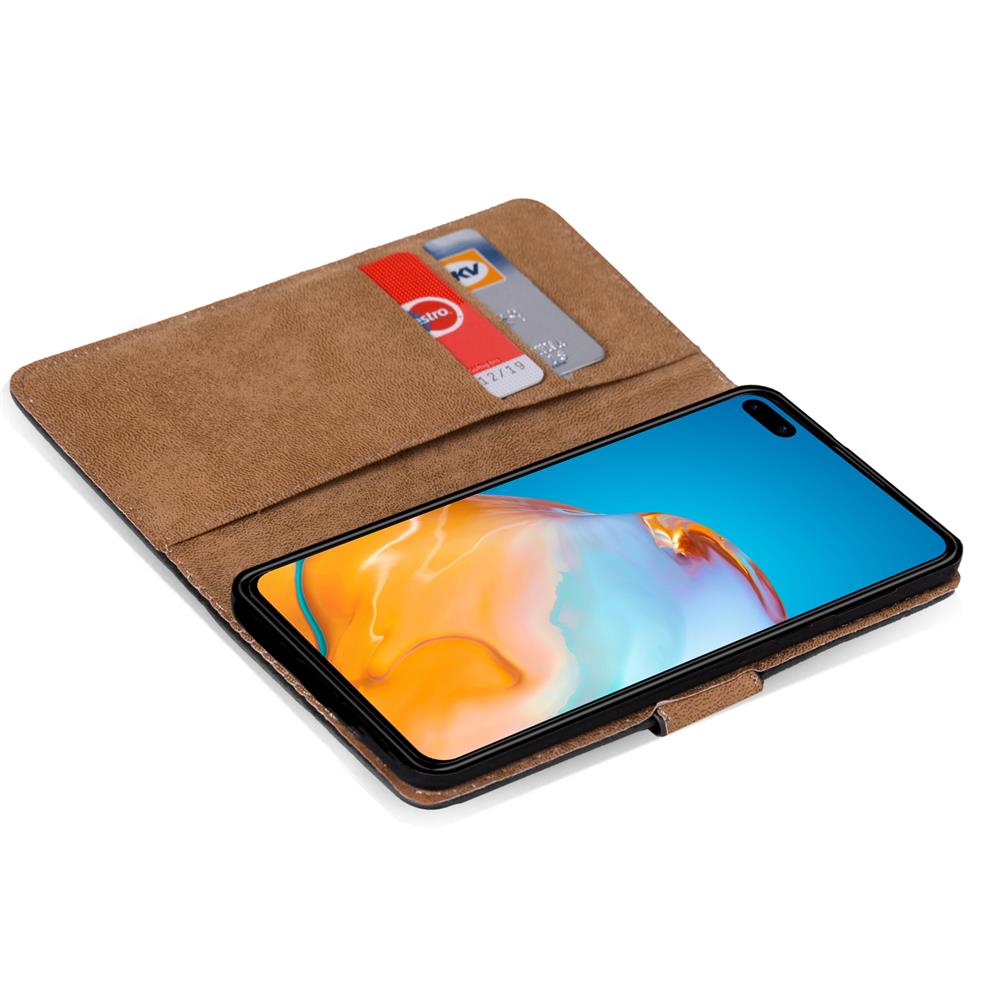 Basic Wallet für Huawei P40 Pro in Schwarz