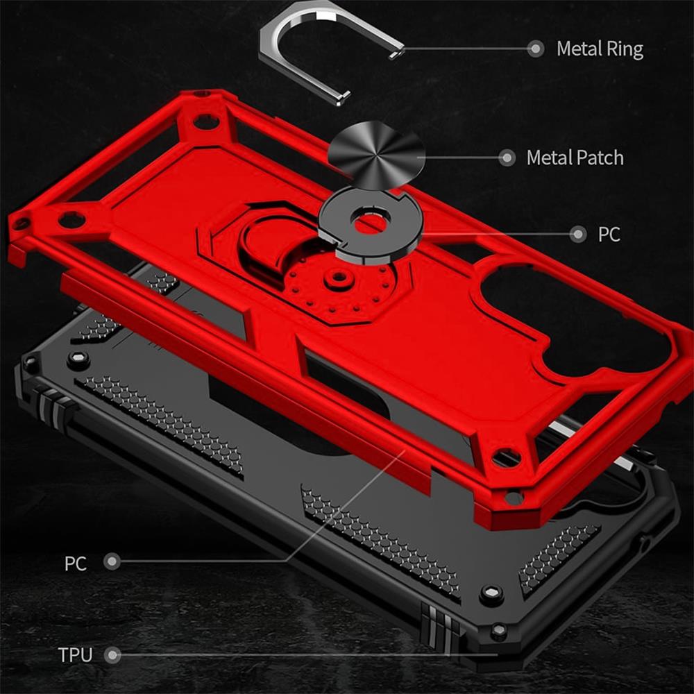 Army Case für Samsung Galaxy S24 Plus in Rot