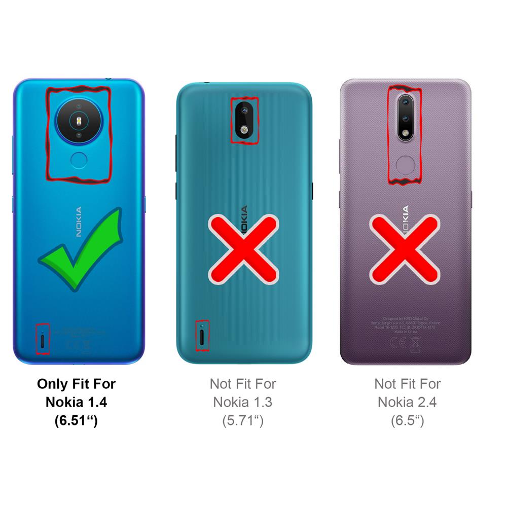 Glas 2in1 für Nokia 1.4