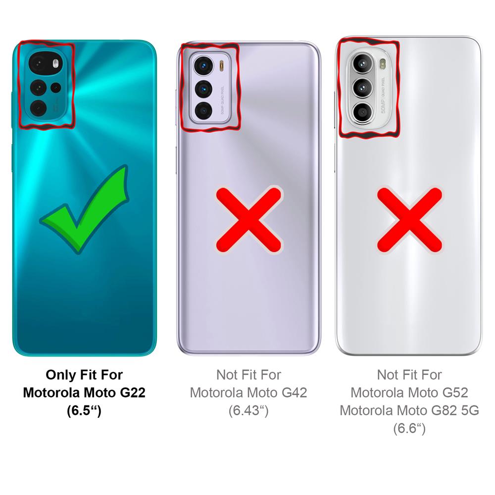 Classic TPU für Motorola Moto G22 in Schwarz