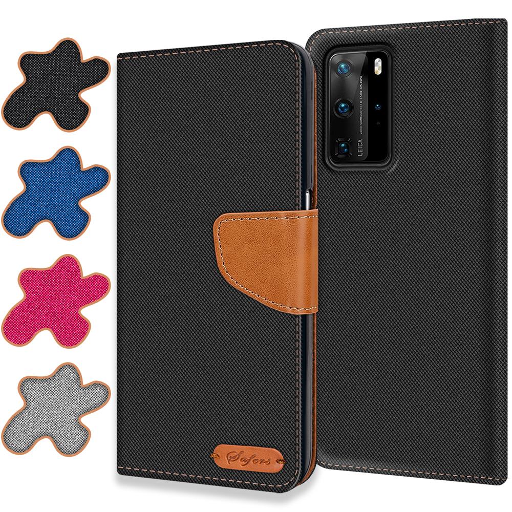 Textil Wallet für Huawei P40 Pro