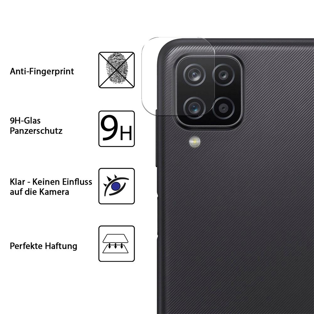 4in1 Glas Set für Samsung Galaxy A12 / M12