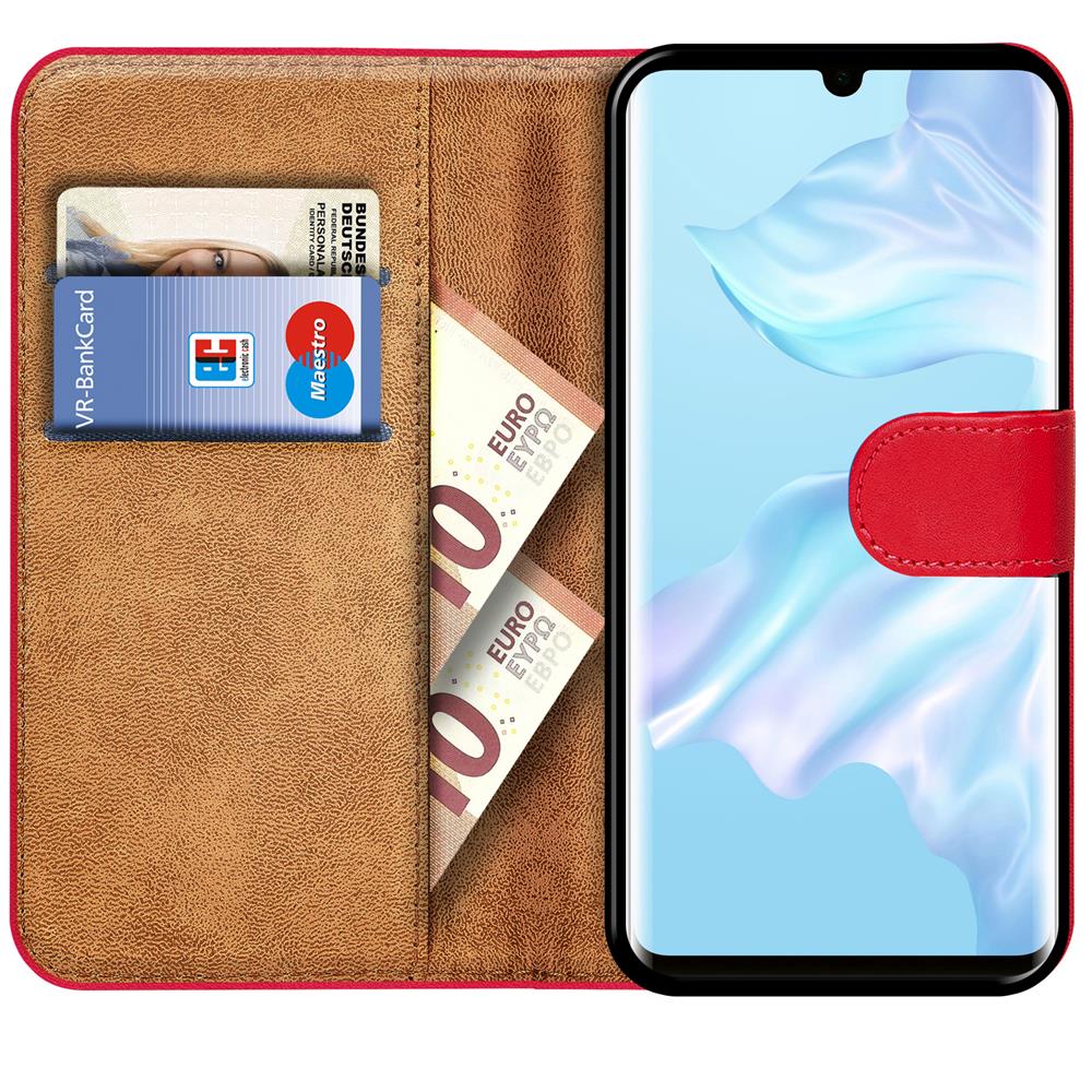 Basic Wallet für Huawei P30 Pro in Rot